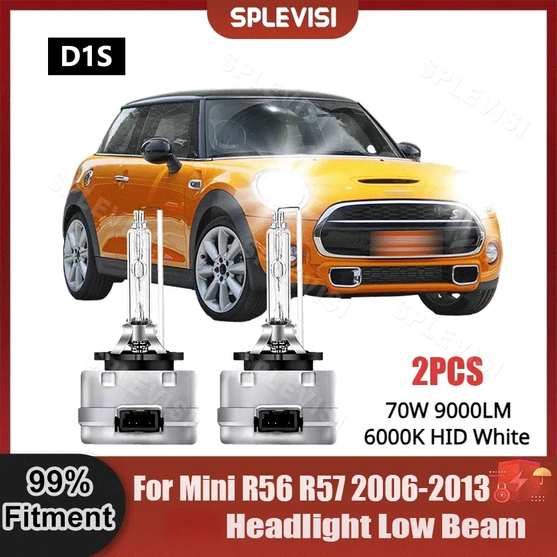 

2PCS D1S Low Beam Xenon Lamp Bulbs 9000LM For Mini R56 R57 2006 2007 2008 2009 2010 2011 2012 2013 Car Lights