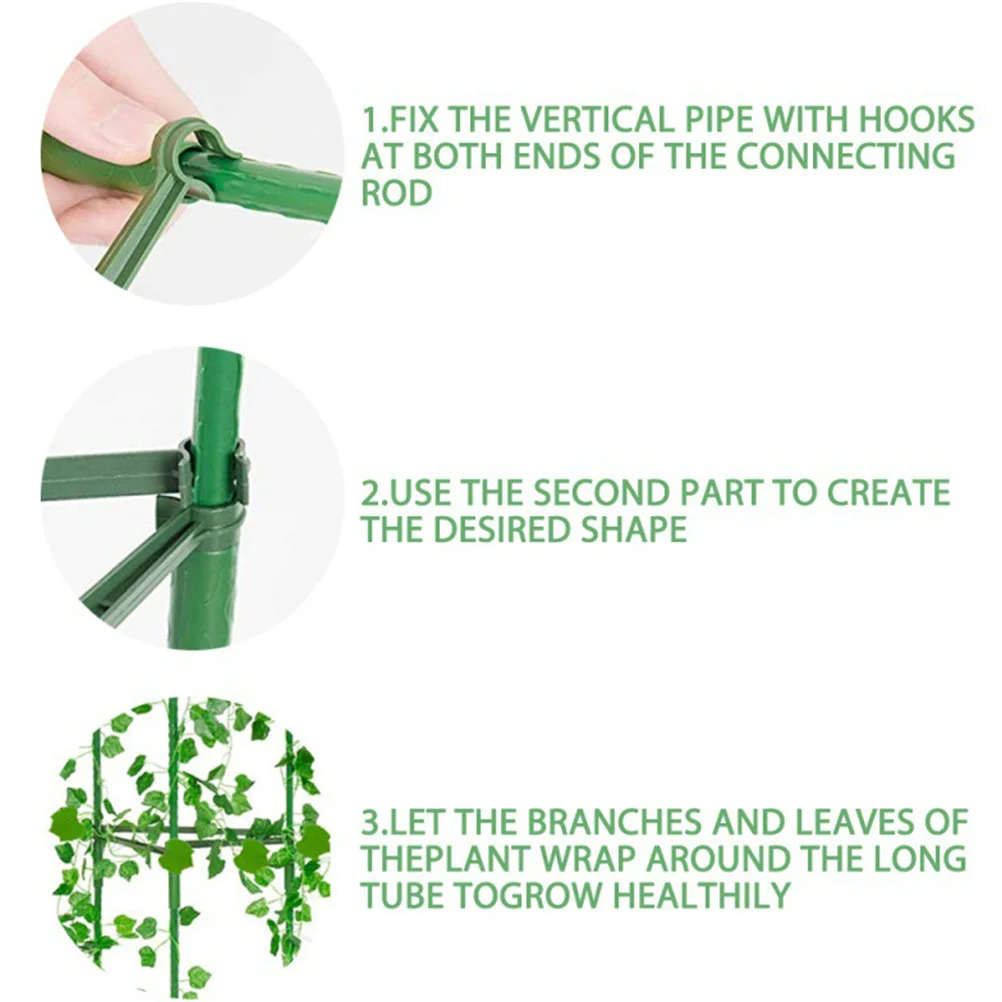 

12Pcs Multi-Angle Plant Stake Arms Connectors Expandable for Climbing Tomato Cage Vine Frame Support Gardening Supplies