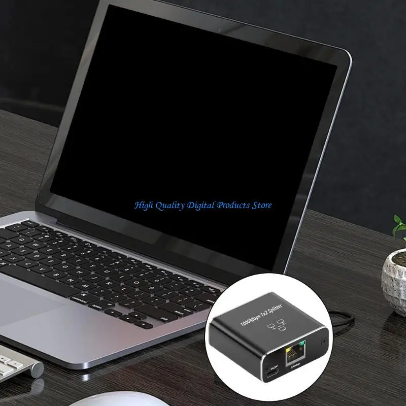 

U2JE Gigabit Ethernet Splitter 1 in 2 3 4 Out RJ45 Port,1000Mbps Fast Speed Stable Networking Splitter for Home and Office