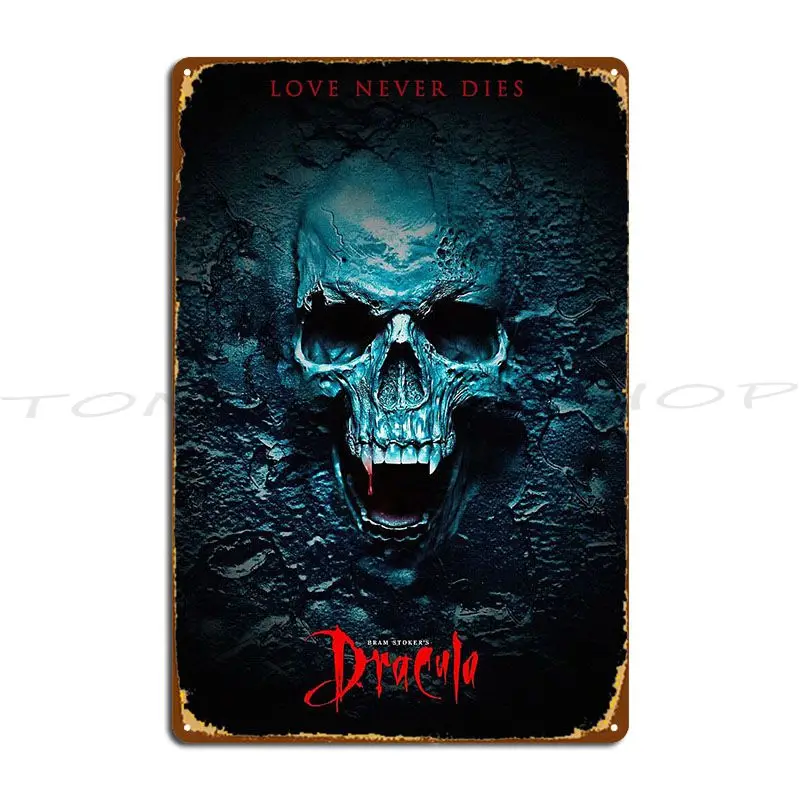 Shuttering 3d Human Model Skull Skeleton Metal Plaque Poster Kitchen Wall Decor Pub Painting Personalized  Tin Sign Poster