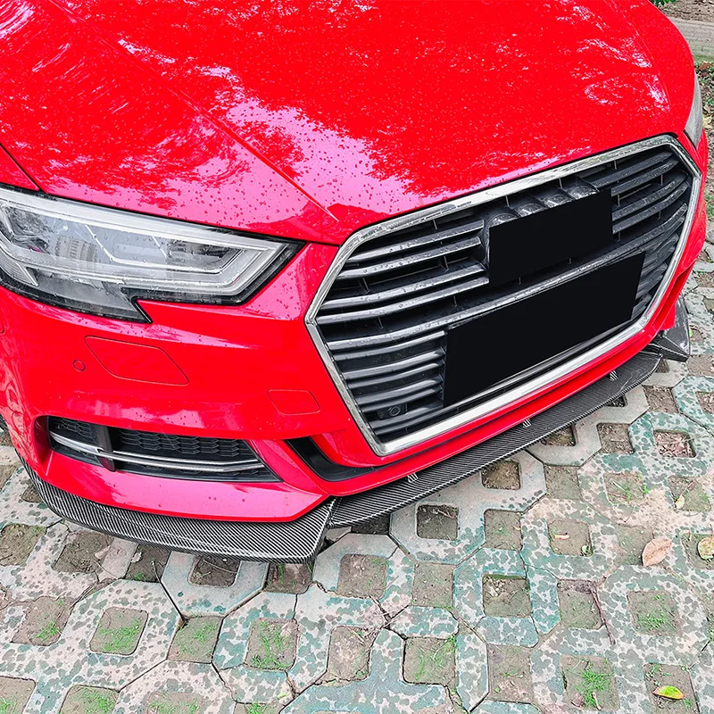 

Модифицированные автомобильные аксессуары, высококачественный передний бампер, диффузор, спойлер, накладка для AUDI A3 8V S-Line S3 2017 2018 2019 2020