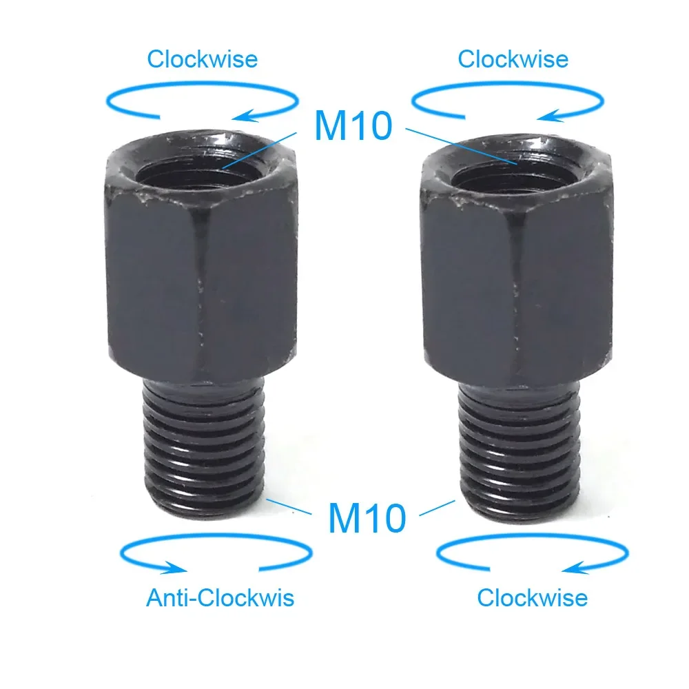 Motorcycle Mirror Adapters for M10 and M8 Rearview Mirrors