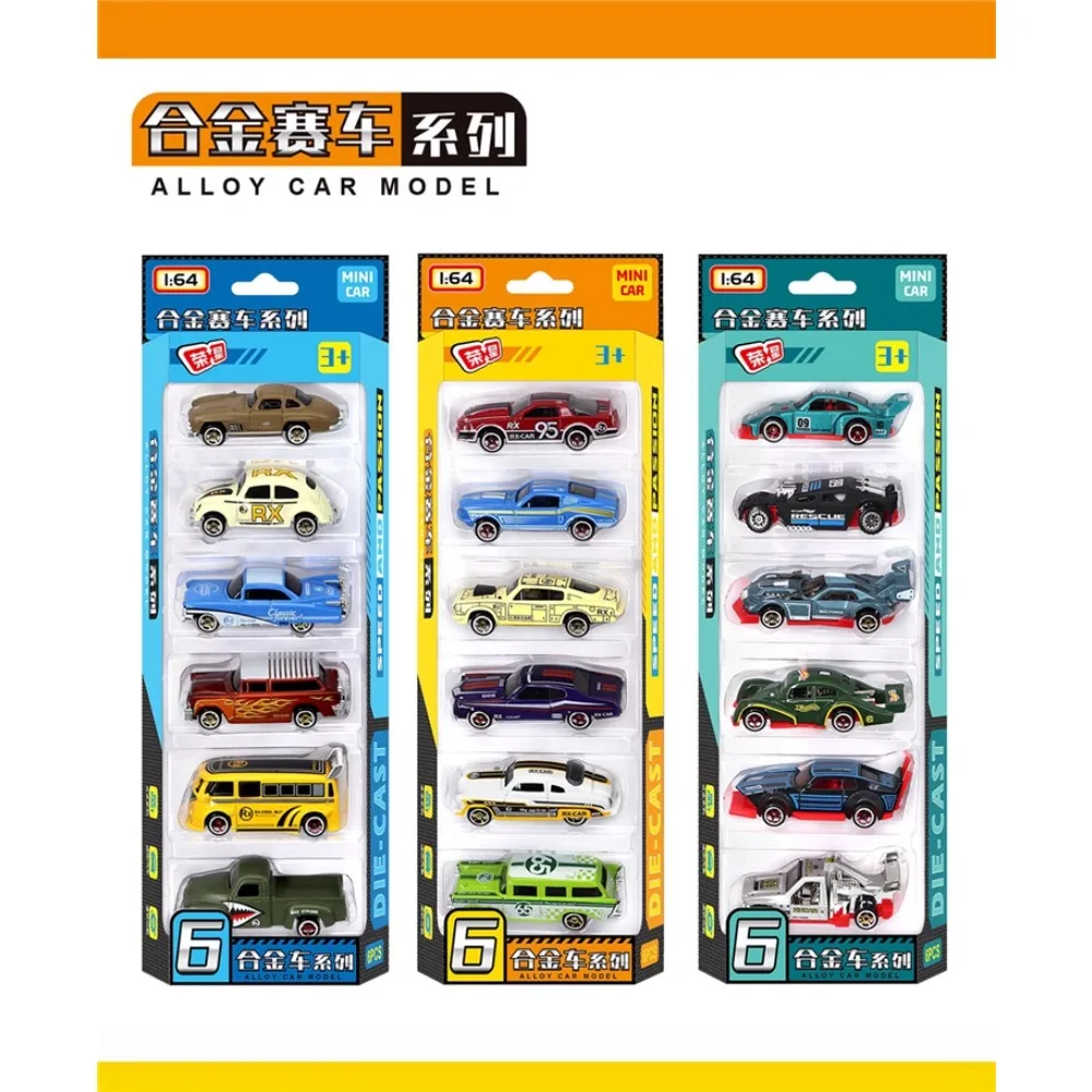 1:64 cidade liga carro esportivo ponte vintage mini coleção de corrida slide veículo brinquedo diecast modelo menino crianças brinquedos carro presente aniversário