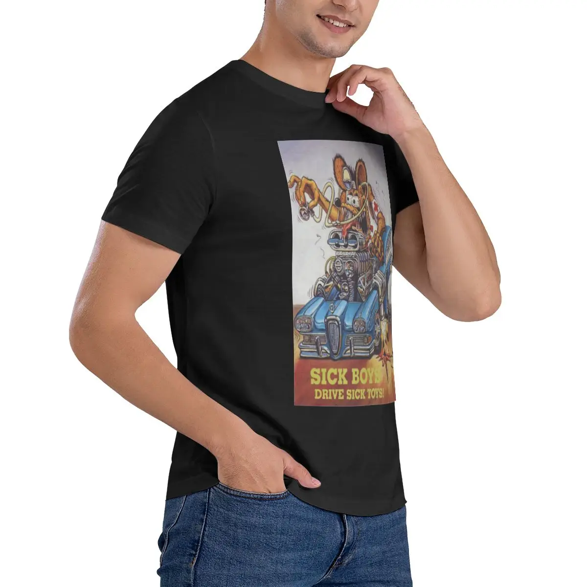 Rat Fink Men's Classic Unisex Cotton T-Shirt for Men & Women, Classic Tee