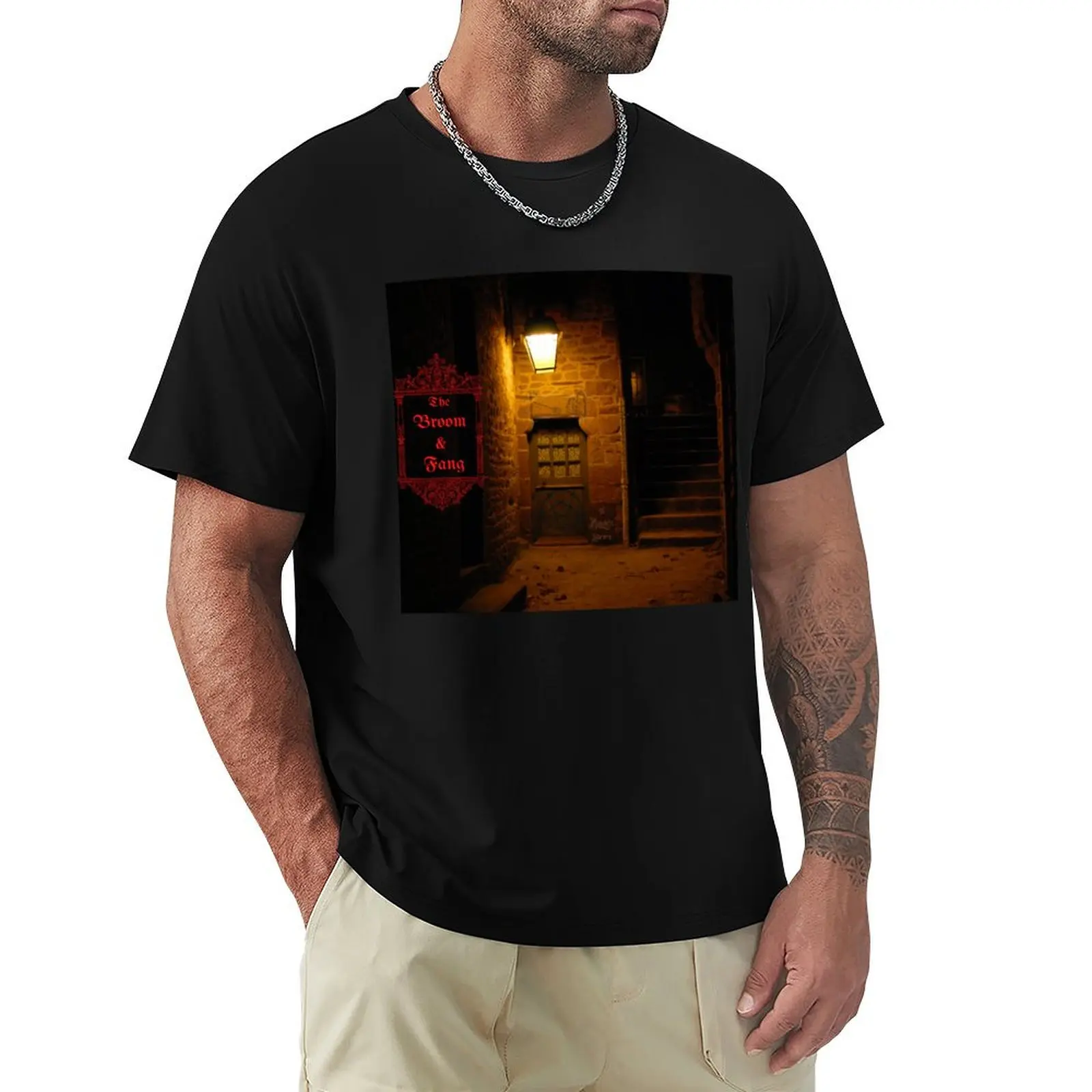 

The Original Broom & Fang Speakeasy! T-Shirt T-shirts oversize man clothes men clothes