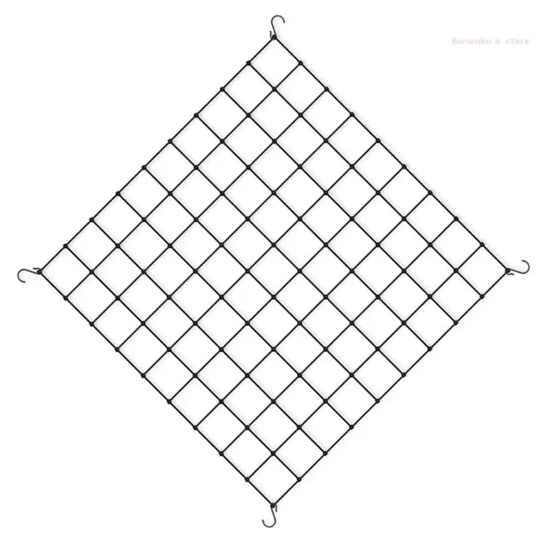 Red enrejado para tienda cultivo, red elástica para Scrog, red enrejado con gancho para plantas trepadoras, cultivo