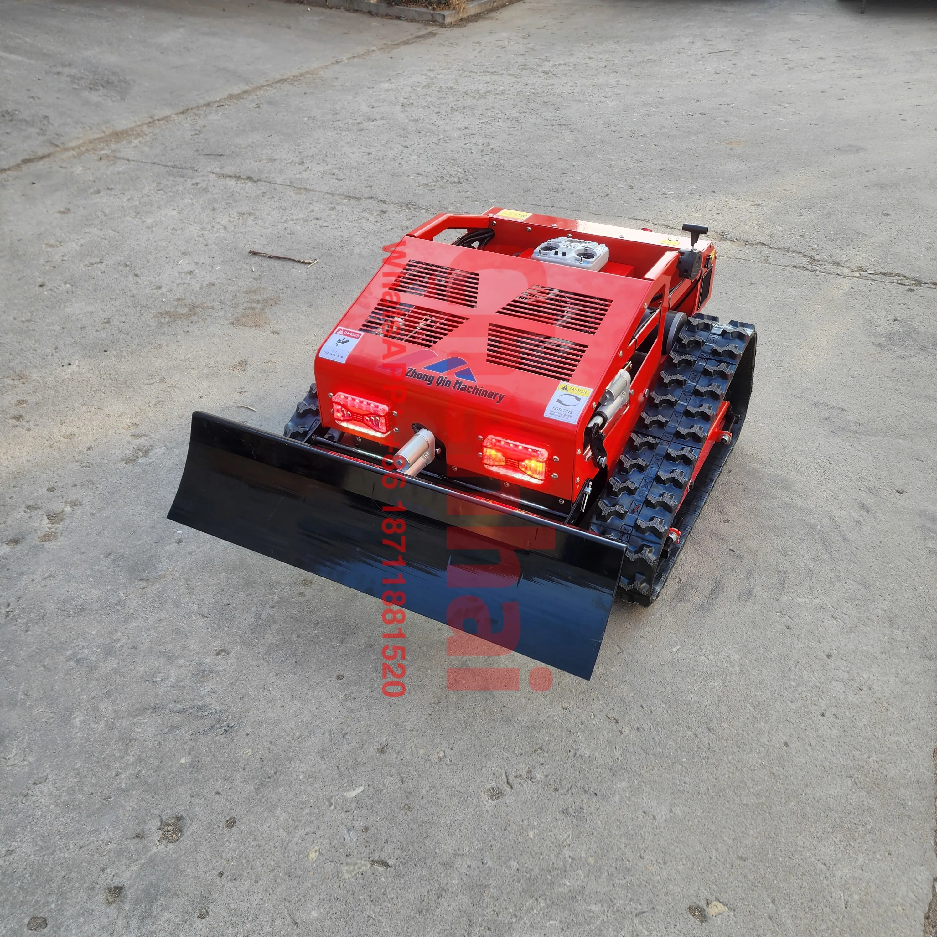 

Powerful Engine Remote Control Lawn Mower 800mm 1000mm 1200mm Cutting Width Core Component Garden Flail for Home Use