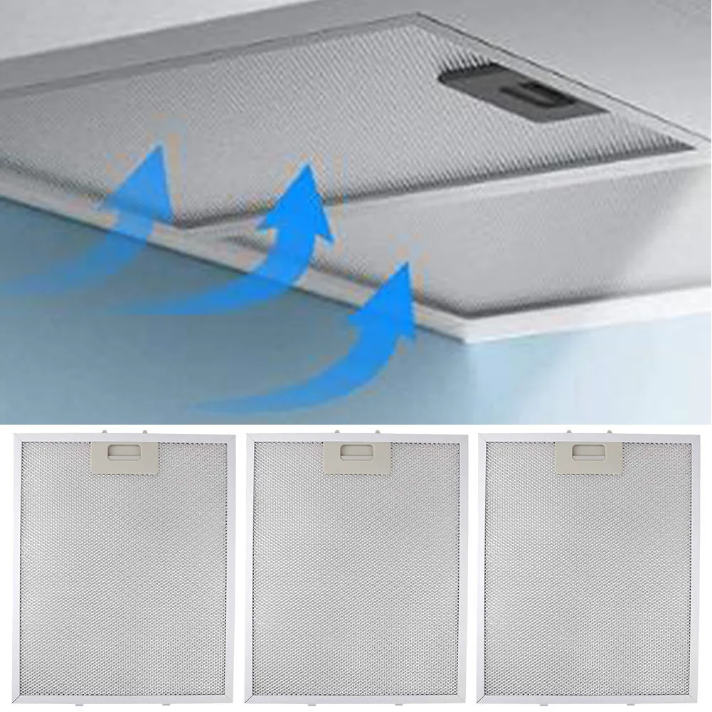 Efficient Pack of 3 Metal Mesh Rangehood Filters Designed to Fit CP750SS and More Models Simple Installation Process