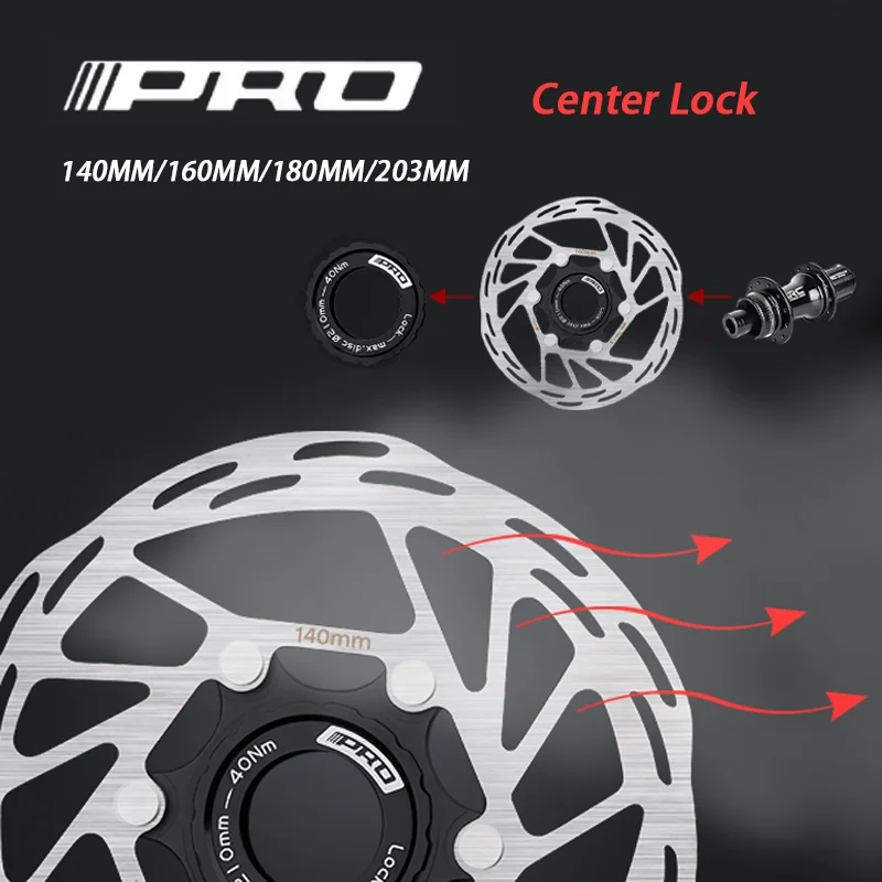 

Велосипедные диски IIIPRO из нержавеющей стали с центральным креплением, плавающий ротор 140/160/180/203 мм, легкие, стабильные, прочные, запчасти для велосипедов