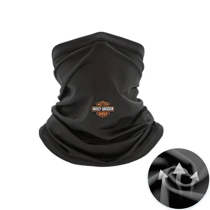 Image of Für Harley Davidson 1250 Motorradteile, atmungsaktiver Sonnenschutz für den Außenbereich, atmungsaktives Sport-Bandana-Halstuch aus Eisseide
