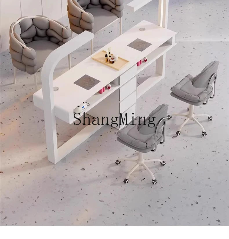 

ZYY high-end high-simplicity single and double multi-functional light luxury manicure table, cream-style manicure table