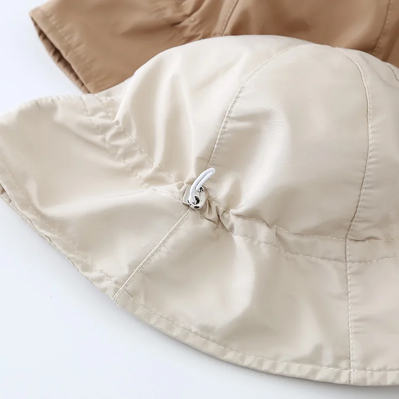 Summer Sunscreen Bucket Hat Breathable Quick-drying Cap Men Women Outdoor Riding Beach Hat Adjustable Drawstring Fisherman Hats