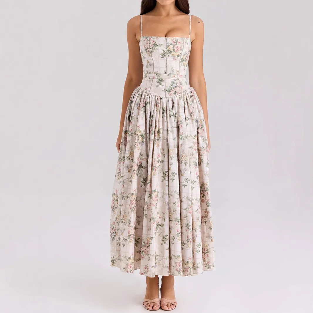 Suninheart Midi Dress White Floral 7