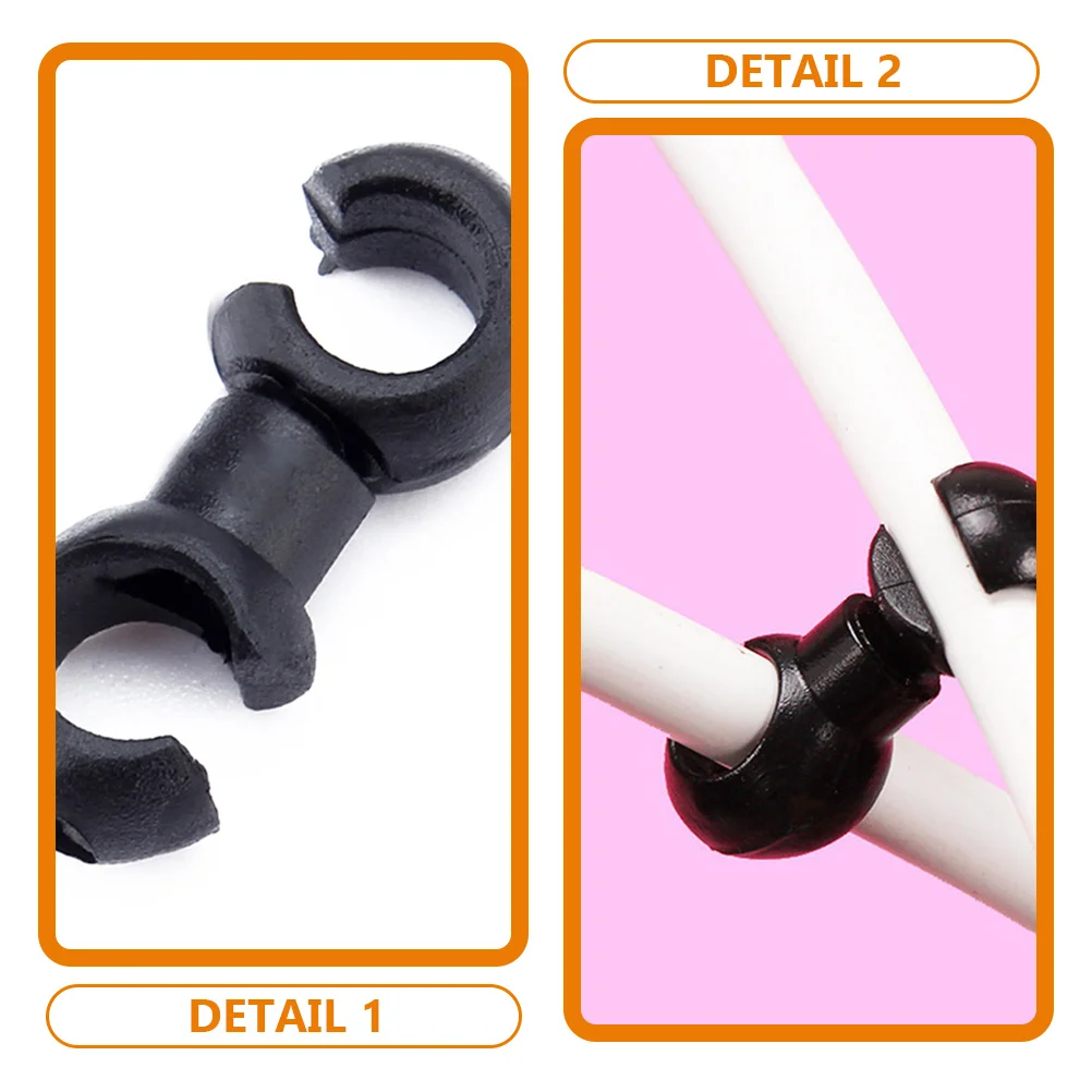 

30pcs Bicycle Cable Clips Rotatable S-Hook Buckles Brake Line Fixing Clamps Plastic Bike Accessories Tidy Wire Organizer