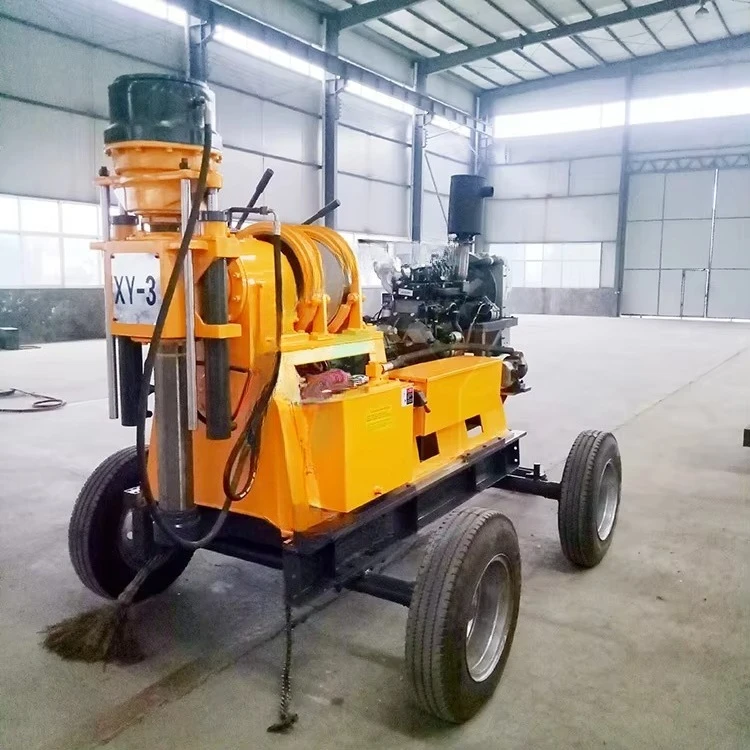 Diesel-Powered Core Drilling Rig Diesel Customized Water Well Drilling Rig Supporting Long-Time Continuous Drilling