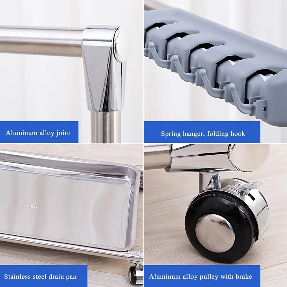 رف تخزين ممسحة ومكنسة مثبت على الأرض مع 5 أرفف للمماسح المبللة وأدوات التنظيف