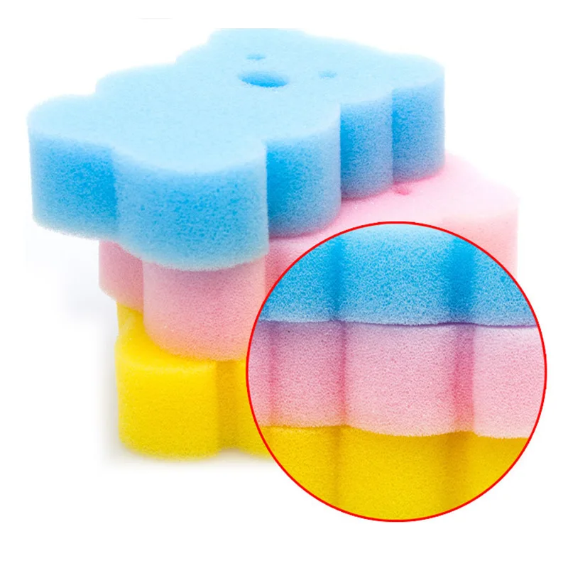 Baby shampoo,  bath sponge, baby bath sponge, cartoon shape, back rub artifact, foaming