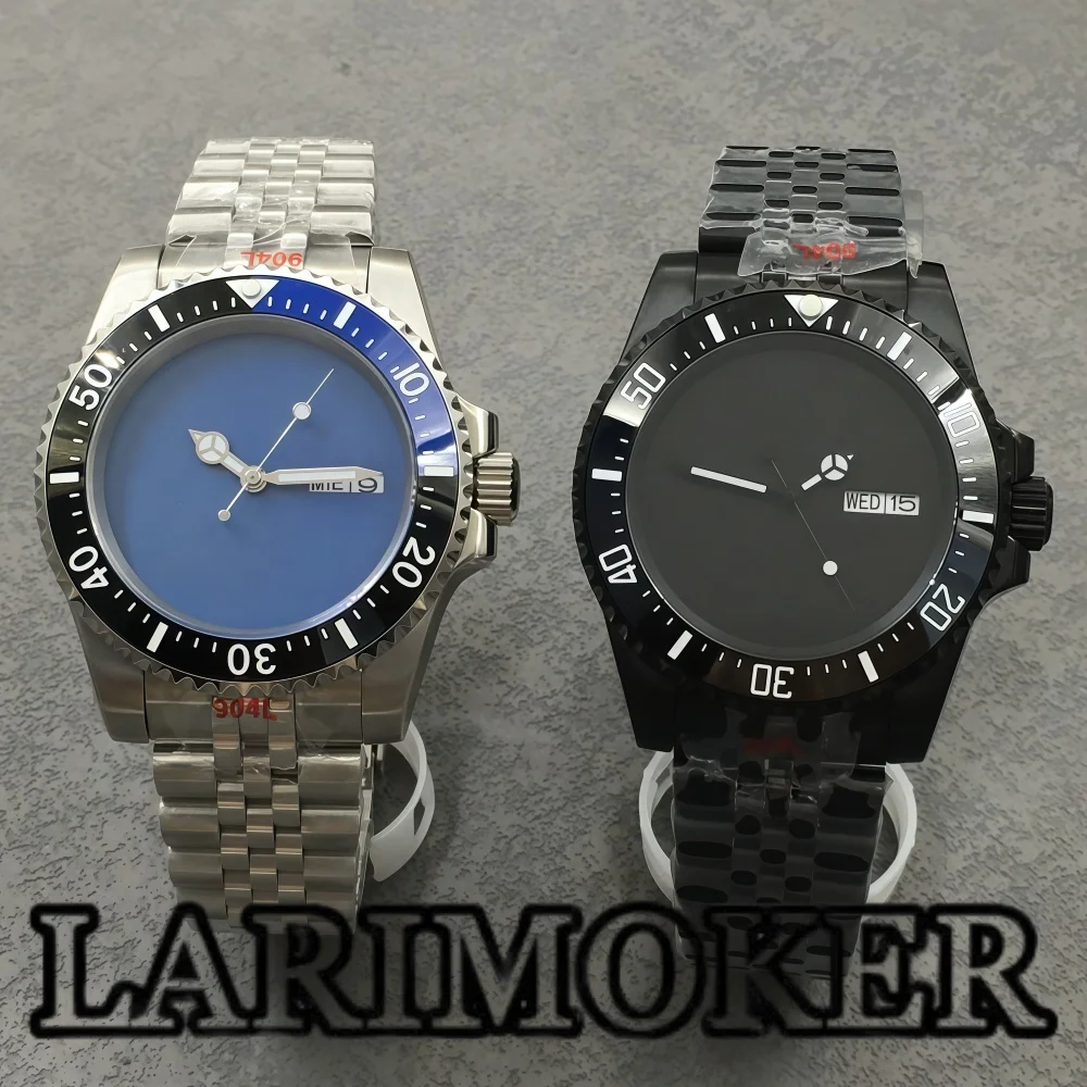 LARIMOKER 41mm Diving Automatic Mechanical Men's watches NH36 Movement Ceramic Bezel Waterproof Date Stainless Steel Watch