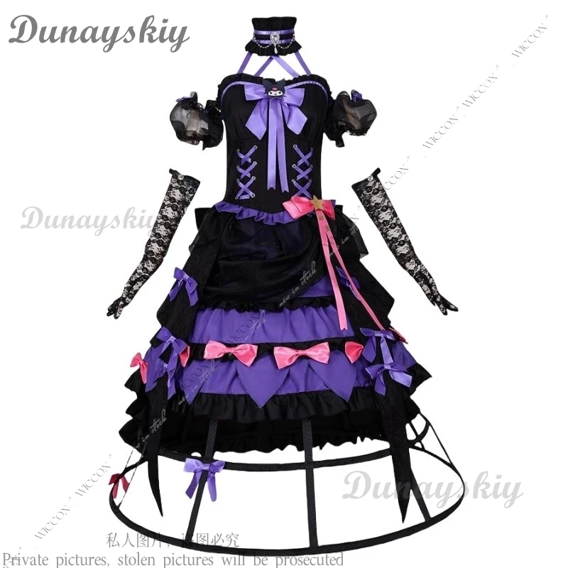 Bloody Queen Mary Game Identity V Cosplay Costume New Skin Gothic Lolita Dress Headwear Wig Halloween Party Carnival Outfits