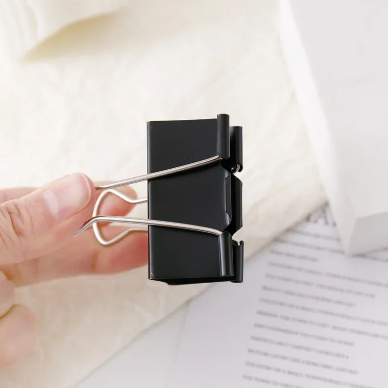 12 قطعة/المجموعة كبيرة المعادن الموثق كليب 32 مللي متر/41 مللي متر/51 مللي متر ملاحظات رسالة ورقة كليب مكتب لوازم مكتبية ملزمة تأمين