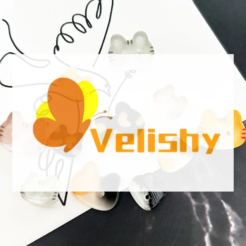 

20 шт. милых пуговиц в виде кошек с двумя глазами, 12/17 мм, разноцветные, мультяшные, из смолы, для рукоделия, для детской одежды, шапок, носков