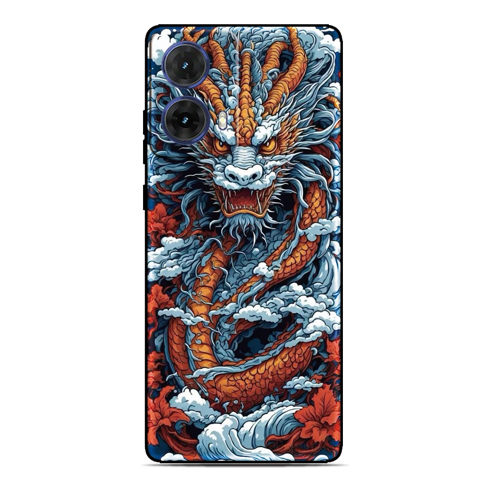 Animal Dragon Back Cover For UMIDIGI G9 G9A G9C G9T Note 90 90C 90A G5 G6 G3 Power 5 5s 7 7s F1 A9 A11 A13 Pro Max Phone Case