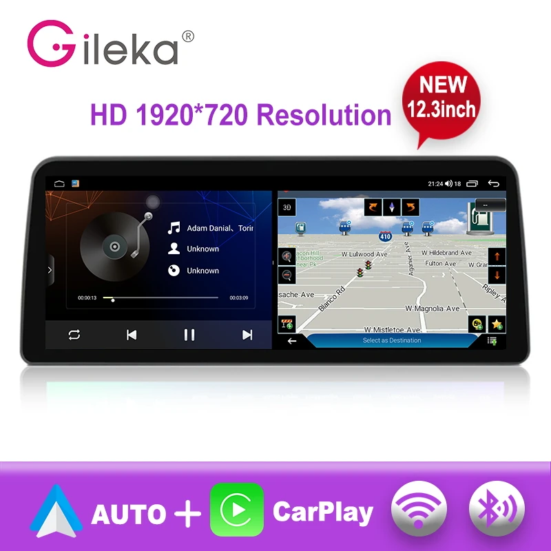 12.3 بوصة شاشة Carplay أندرويد لتويوتا يارس كروس 2024 راديو السيارة ستيريو مشغل وسائط متعددة نظام تحديد المواقع واي فاي 4G رئيس وحدة #3