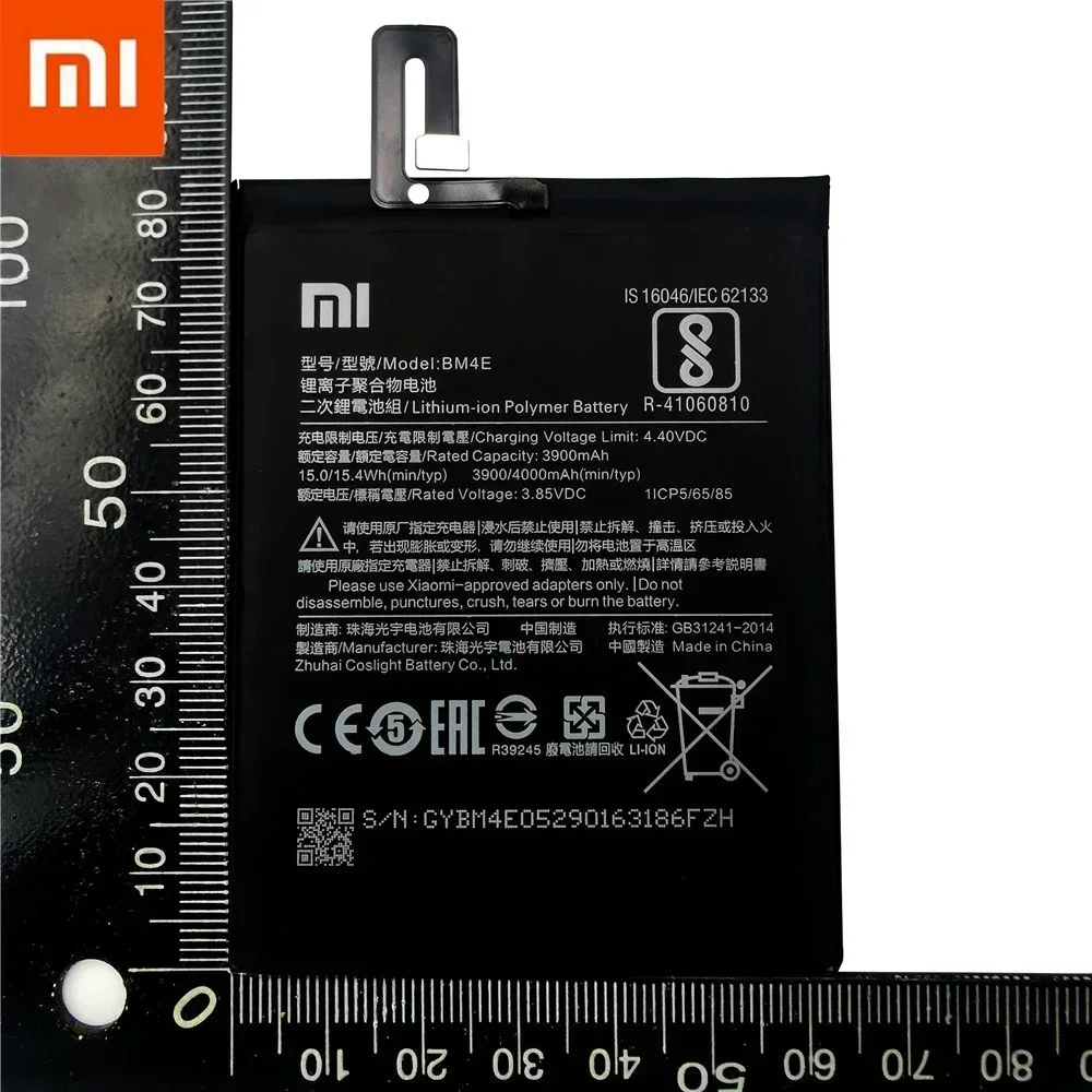 2025 Years Original Replacement Battery BM4E For Xiaomi MI Pocophone F1 battery Authentic Phone Battery 4000mAh+Fast Shipping