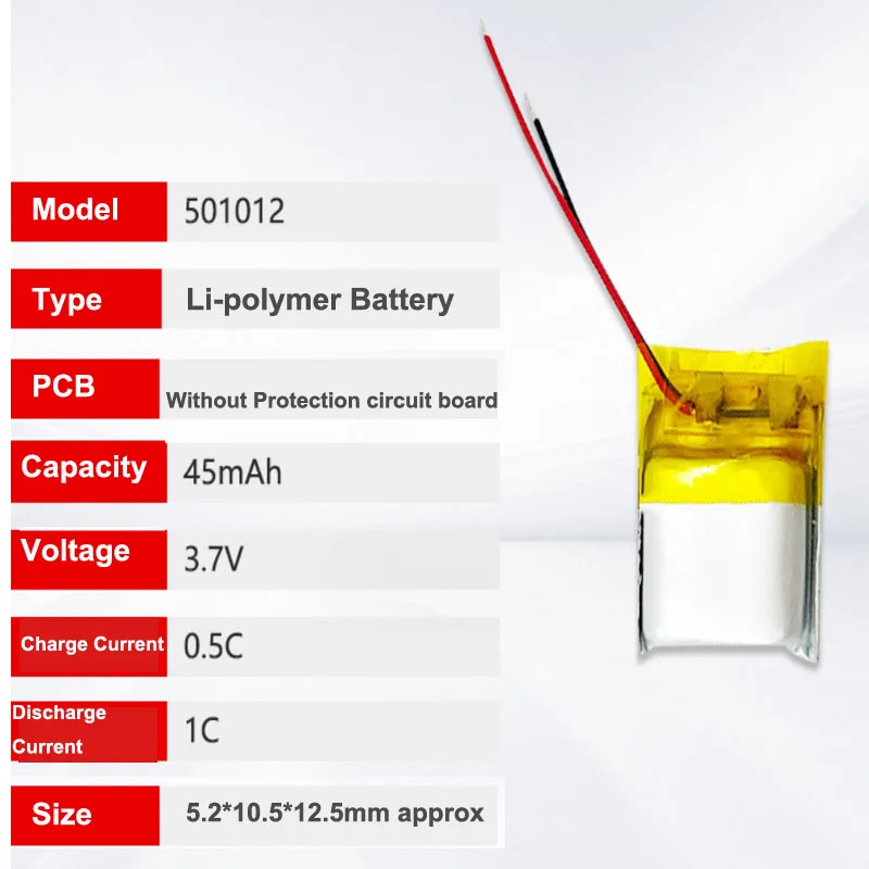 3.7V 40mAh 45mAh Lipo alternatywne bateria zastępcza dla OnePlus Buds Pro baterie zapasowe zestawu słuchawkowego bez PCB