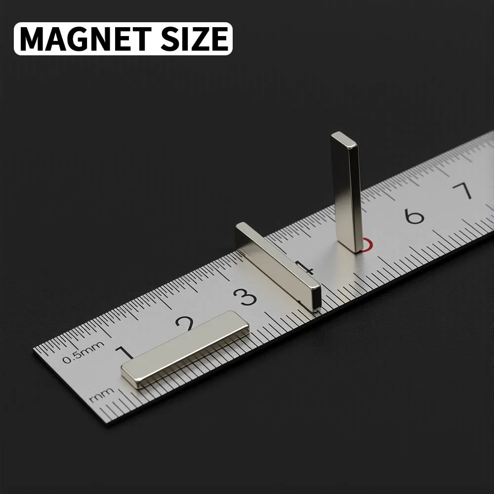 20x5x2mm Powerful Neodymium Magnet N35 NdfeB Permanent Magnetic imanes Block Super Strong Fridge Magnets DIY