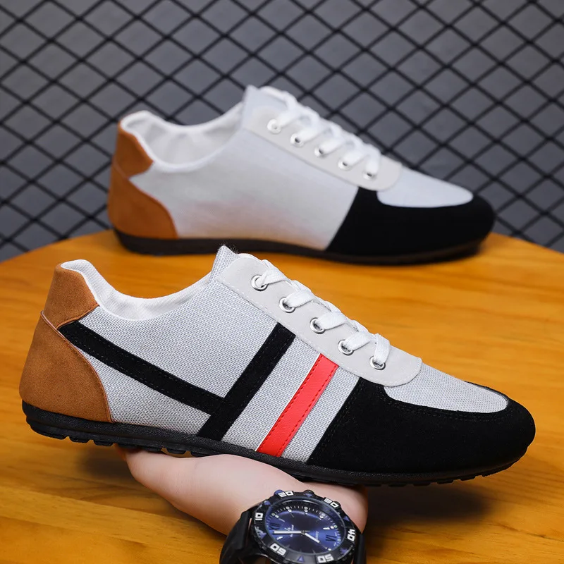 

New Men's Shoes Trendy Casual Shoe Lightweight Breathable Mens Flats Canvas Shoes Spring Autumn Man Sneakers Zapatos Para Hombre