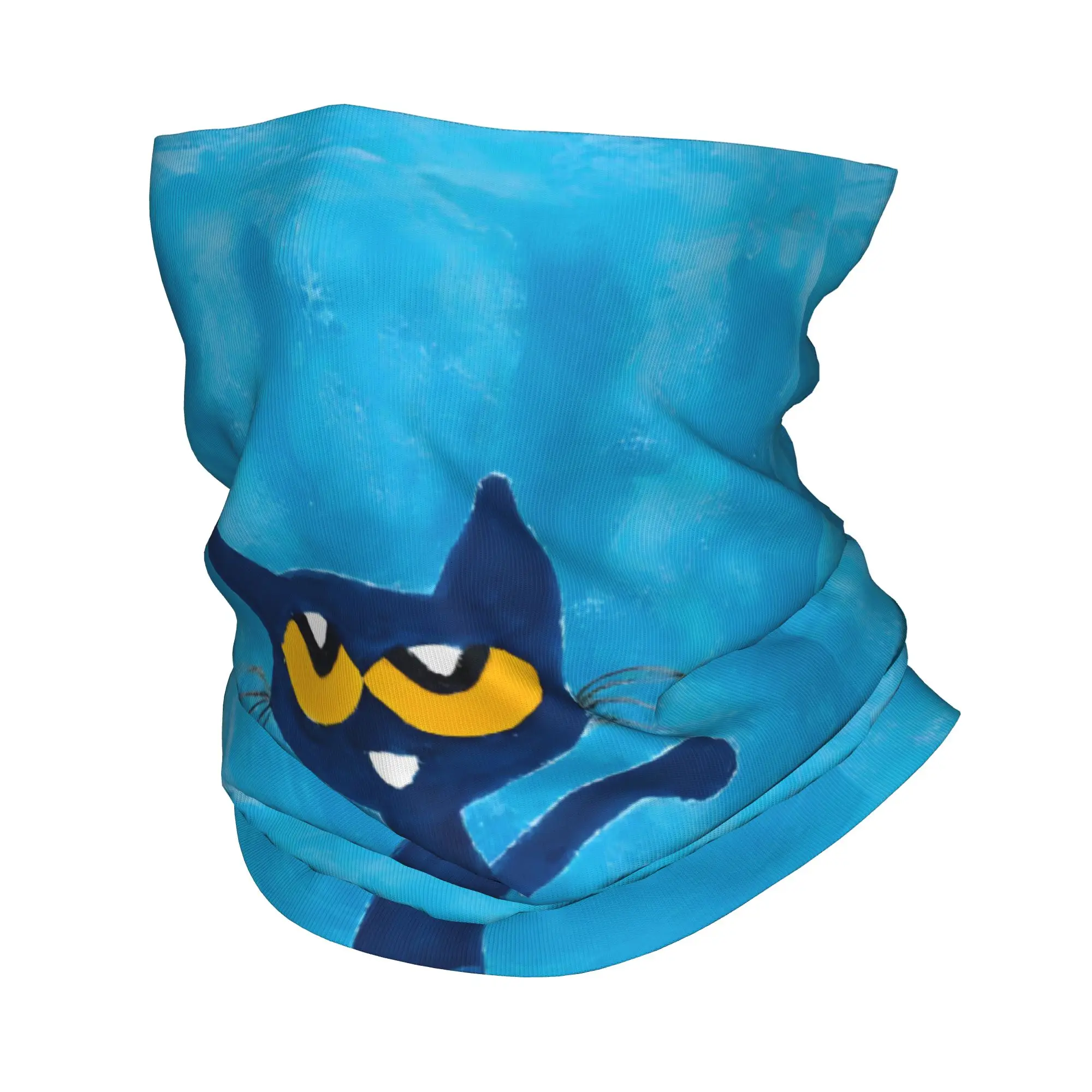 Pete the Cat  Bandana Neck Cover Printed Groovy  Mask Scarf Multifunctional Cycling Scarf Outdoor Sports Unisex Adult Breathable