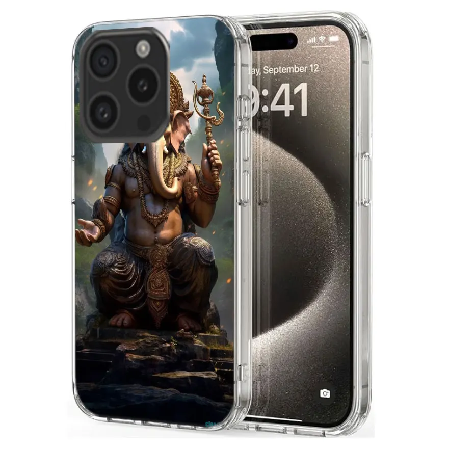 Ganesh lord Clear Phone Case For Apple iPhone 12 13 Mini 11 14 15 16 Pro Max Cover XS MAX XR Soft