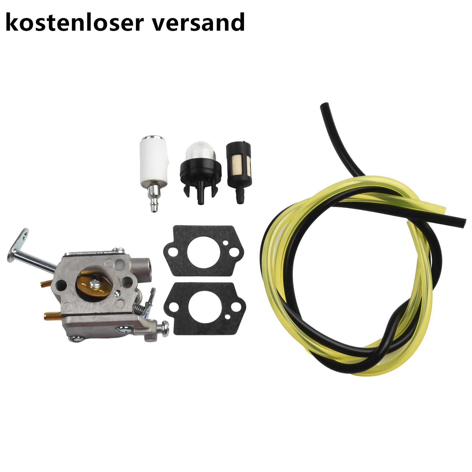 Chainsaw Carburetor Kit For Homelite 33cc 3314 Chainsaw For WT-673 A09159 000998271 Fuel Filters Gaskets Set