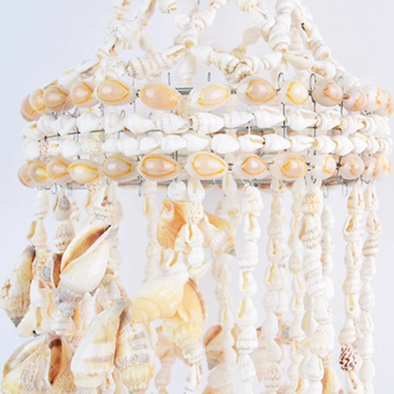 Conch Sea Shell Wind Chime Hanging Ornament Wall Decoration Creative Hanging Pendant Stylish Hanging Ornament Hanging Retail