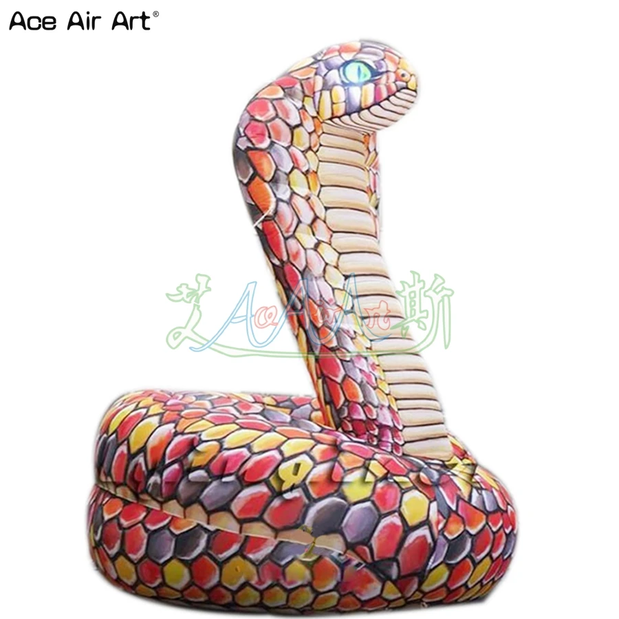 

Awesome Design! Inflatable Animal ,Beautiful Inflatable Cobra Replica For Outdoor Event Party Decoration Made By Ace Air Art