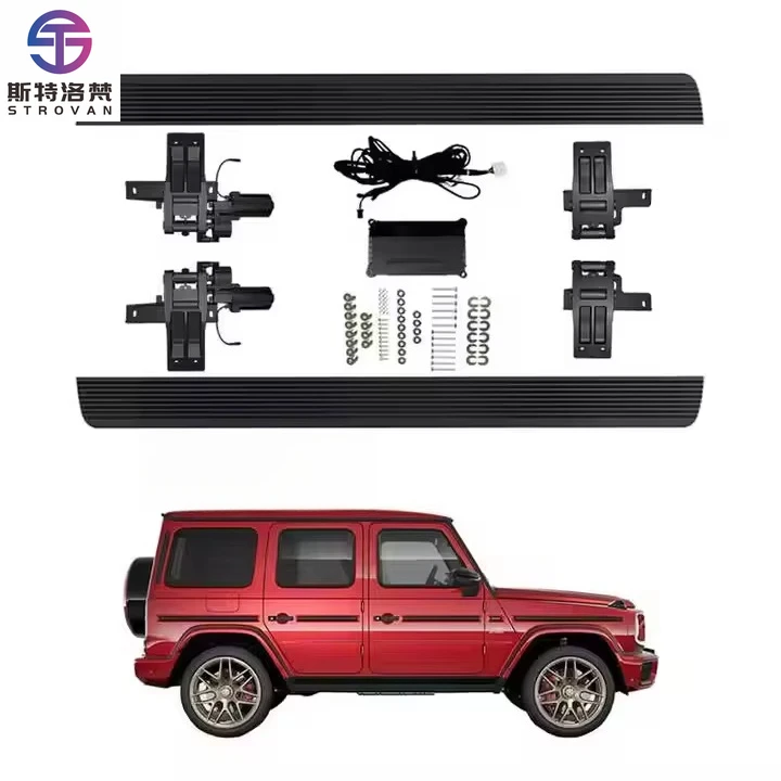 

STLF CLRAK Dirtytruck OEM G500 Power Running Boards for 2019-2023 Mercedes Benz W463 G-class 4x4 Stainless Steel Electric Side P