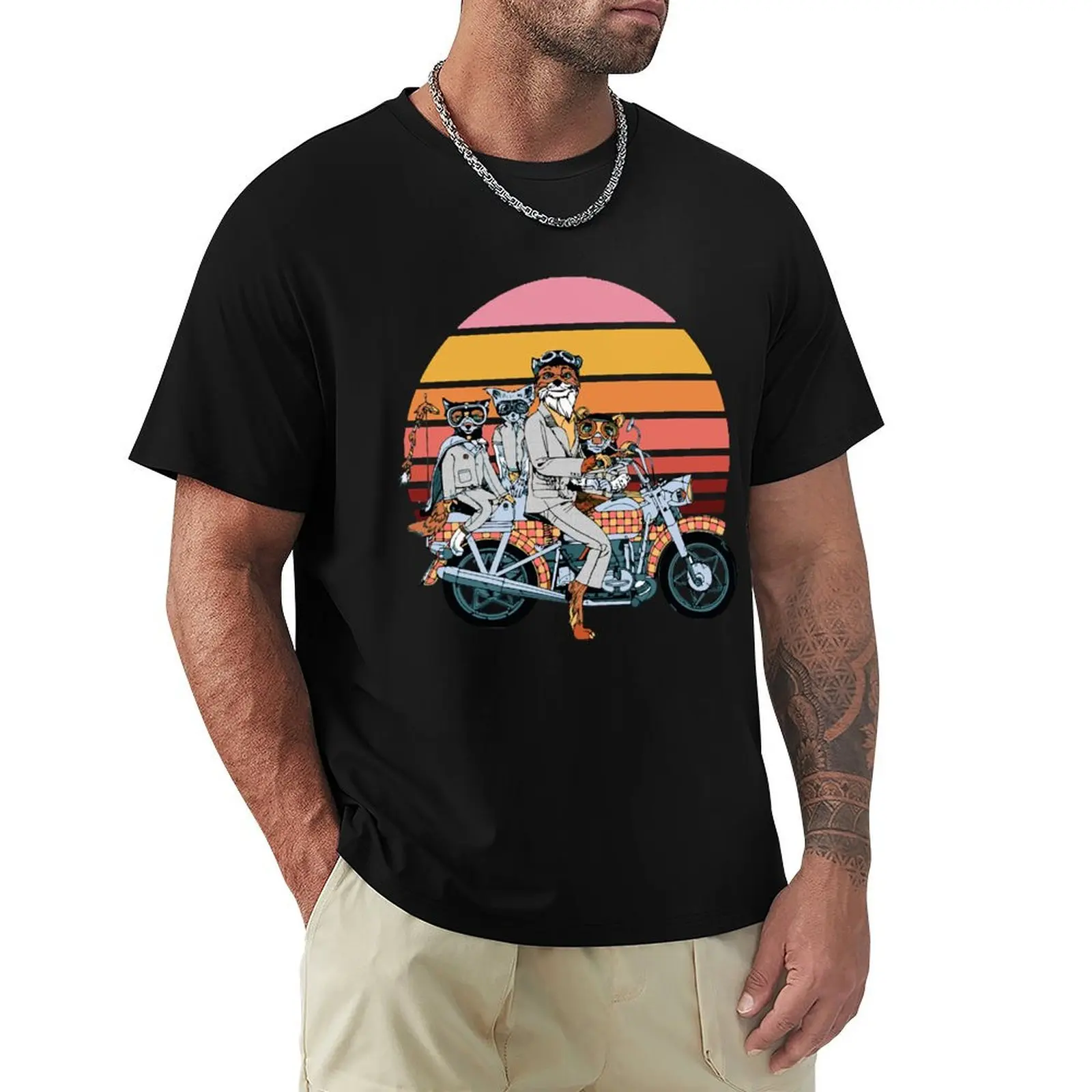 Small Gifts Fantastic Mr Fox Wolf Classic Fans T-Shirt Breathable Mesh Panel T-Shirt