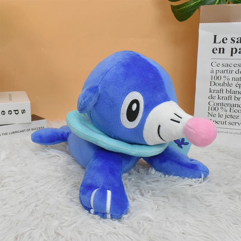 Originale Popplio Pokemon giocattoli di peluche bambole di pezza bambole carine di cartone animato Kawaii compleanno regalo di Natale per bambini collezione di amici