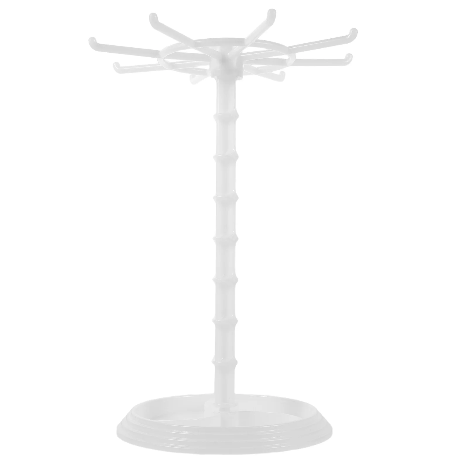

Rotatable Jewelry Stand 360° Rotation Space-Saving Tabletop Keychain Holder Display For Necklaces Earrings Bracelets