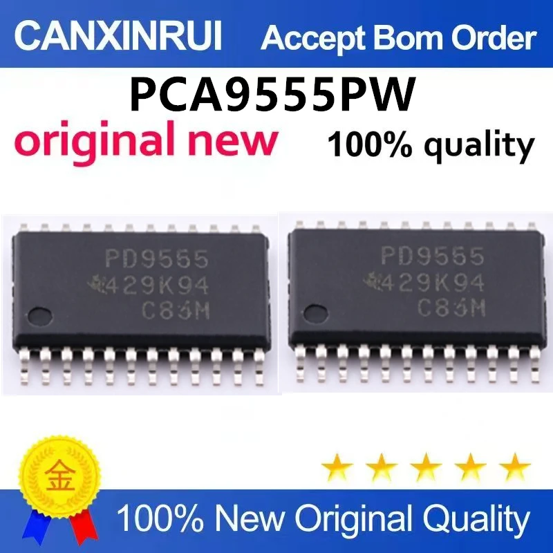（5pcs-10pcs）Brand new original PCA9555PWR extender logic chip 24-TSSOP