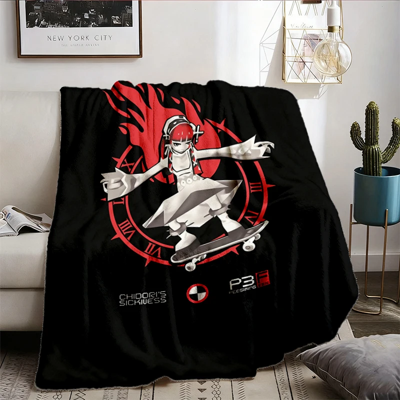 CHIDORI'S SICKNESS - Vintage Style Flannel Blanket