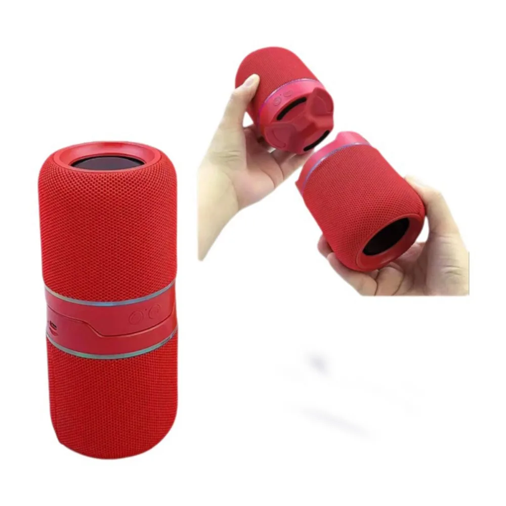 2-in-1 Magnetic Split Bluetooth Speaker RGB Colorful Lights HiFi Stereo Sound Modular Bluetooth Speaker Split&Combine Design