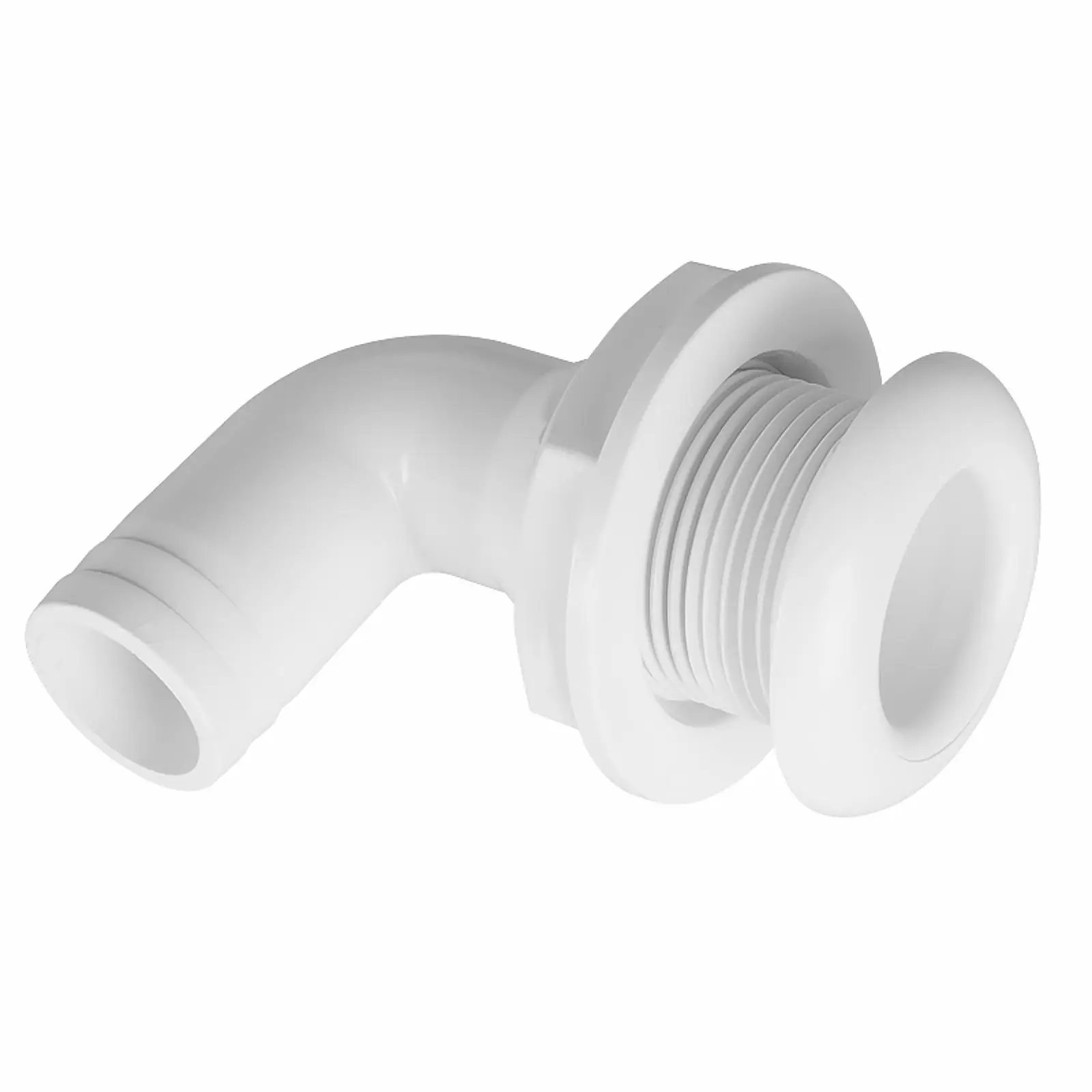

ABS Boat Drainage Outlet Leakproof Deck Drain Plug Elbow Connector for Marine Yacht RV Plumbing