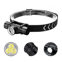 Astrolux HS03 3*LH351B LED 1080LM Headlamp USB-C Rechargesble 18650 Battery IP66 Waterproof 180° Rotation Headlight For Outdoor