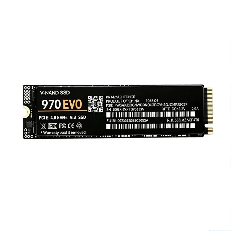 Internal M.2 2280 NVMe SSD 970 EVO PCIe4.0 X4 7400MB/s TLC 3D NAND 500‑4TB Solid State Storage for PS5 Gaming PC Desktop Laptop