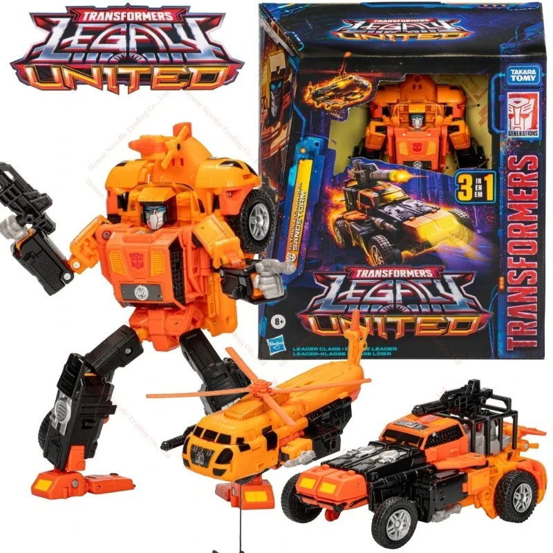 Transformation Toy Legacy Leader G1 Triple Transformation Sandstorm Action Figure Model Toy Collection Hobby Gift