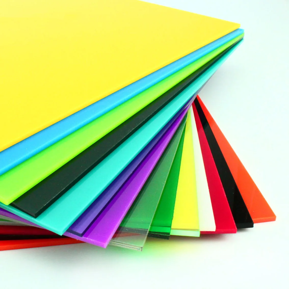 1Pcs 150*150mm Colored Plastic Sheet Thick 2.3mm Plastic Board For DIY Building Model Craft Picture Frame Processing