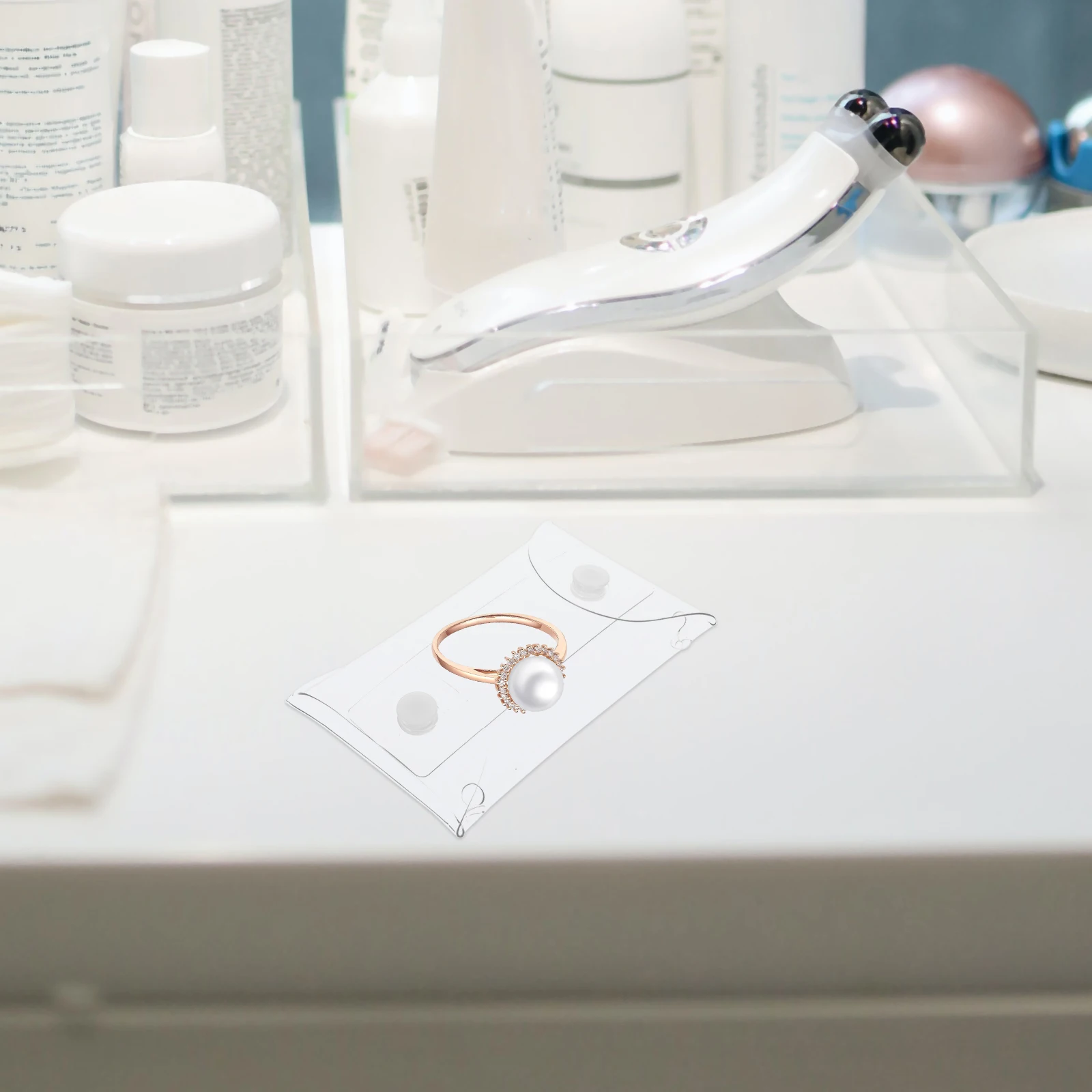 

4pcs Set of 4 Clear Figure Bag 's Storage Action Figures Display Case for Transparent