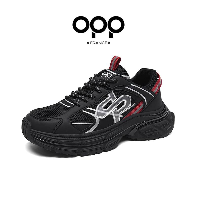 OPP Men's New air summer Shoes Flats With Running Blance Genuine Leather Lace-up Sports 550 daddy Shoes Footwear Sneakers